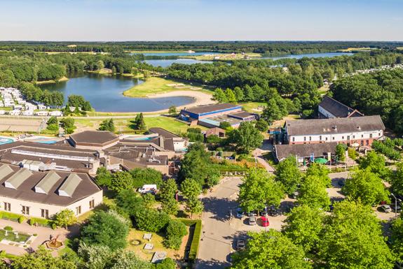 Luchtfoto van het park | Klein Vink
